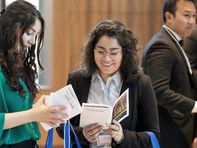 UC Davis students at the UC LEADS Symposium.